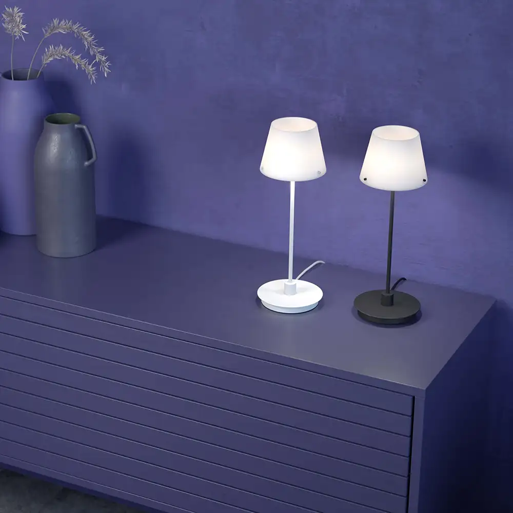 Gil il Grande bordslampa svart G9