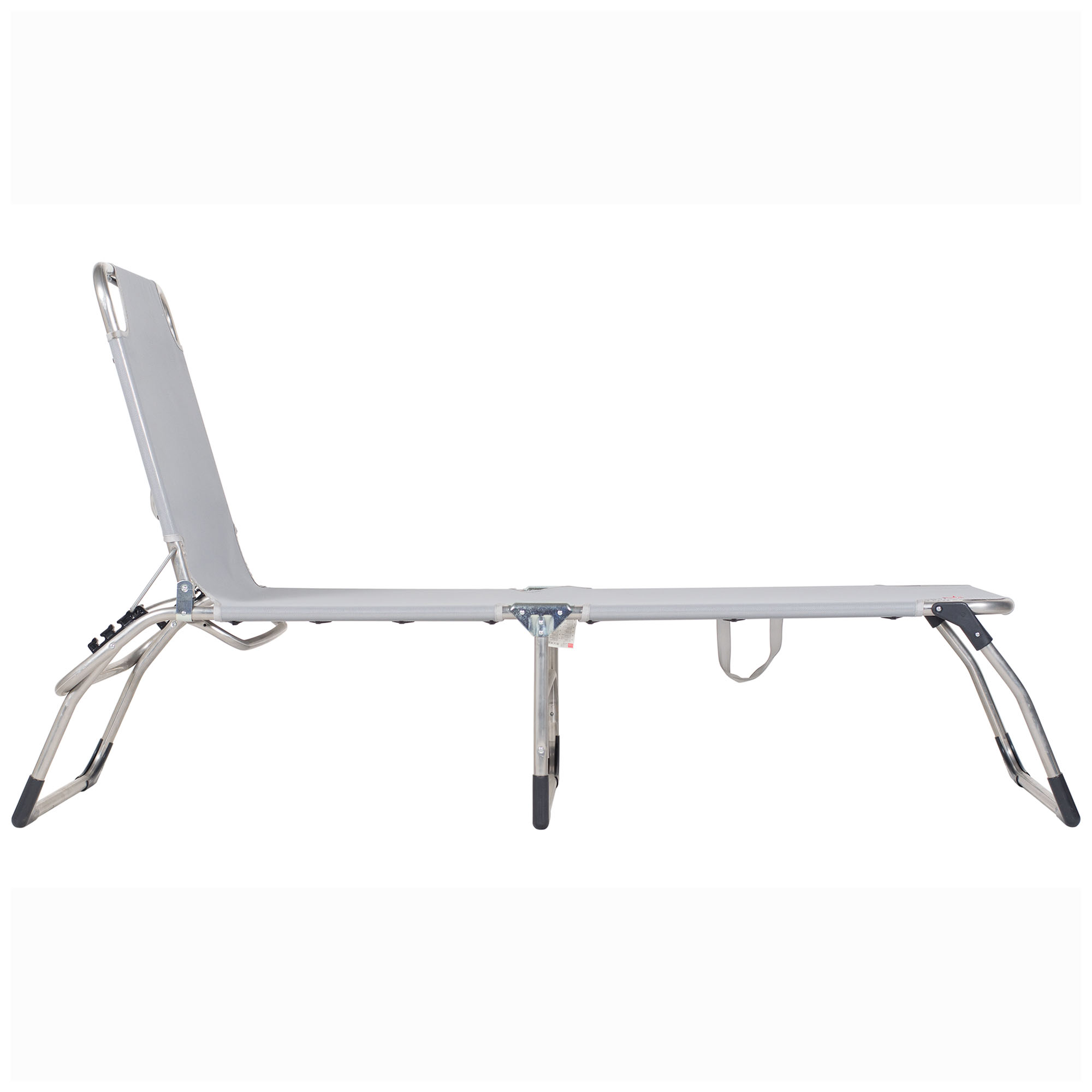 Amigo solsäng xxl grey aluminium/textilene 