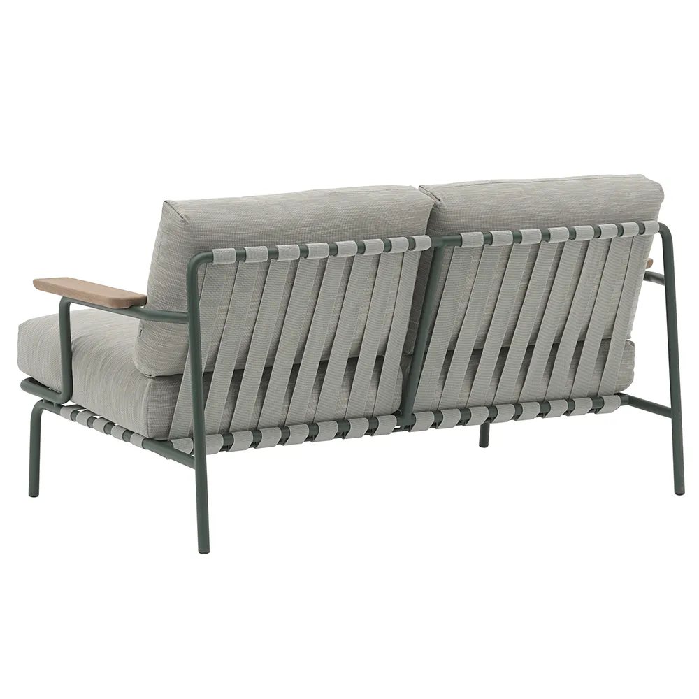 Settle 2-sits soffa Ribbed Weave 2/Dark Green 