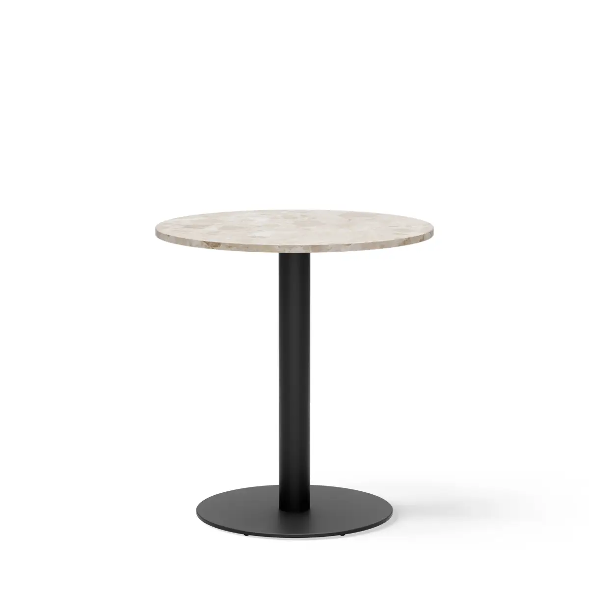 New Works, Florence Pelarbord Ø70 Kunis Breccia Marmor