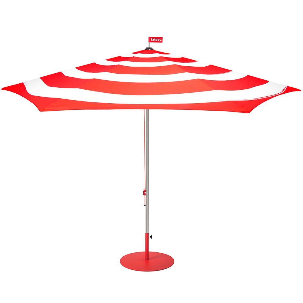 Fatboy Stripesol parasoll 350 cm röd