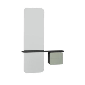 One More Look Spegel Svart ek/ Nuance Olive