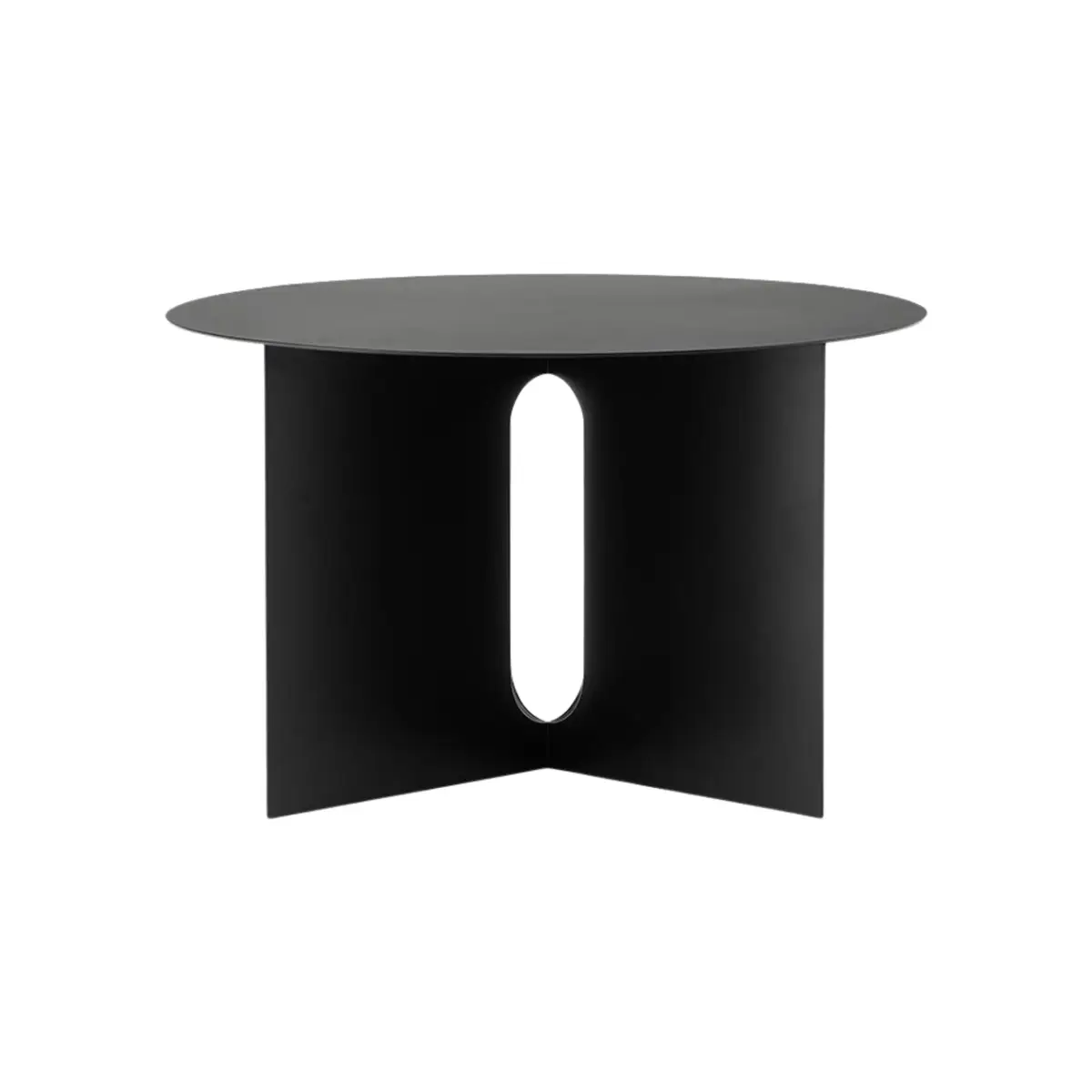 Audo CPH, Androgyne Sidobord/underrede Svart stål - Ø63 cm