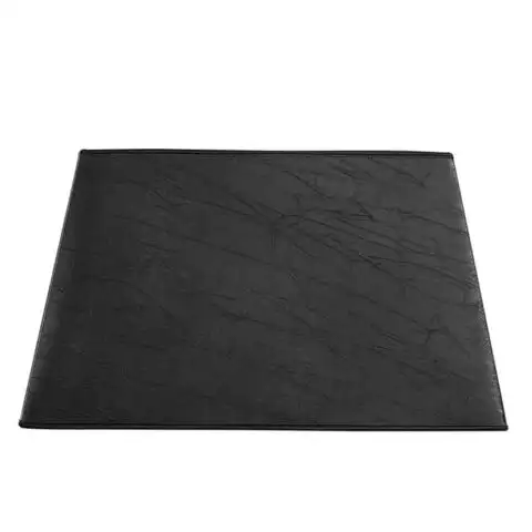 Artwood Shade Rectangular L Black Leather