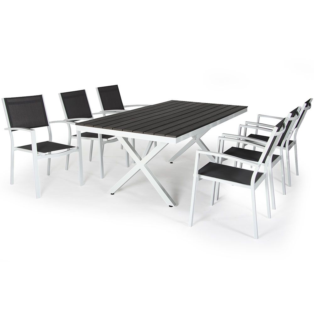 Leone matgrupp 6 stolar 