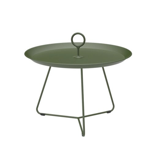 EYELET sidobord Ø57,5 olivgrön