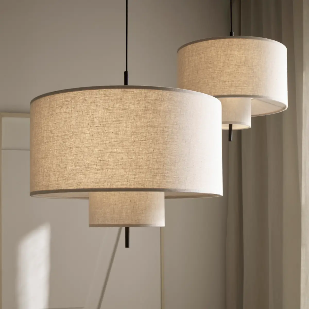 Margin Pendellampa Ø50 Beige Canvas