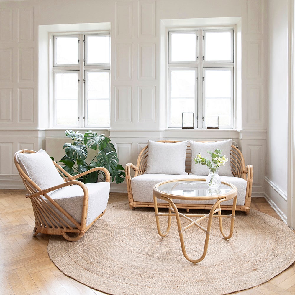 Charlottenborg 2-sits soffa natur