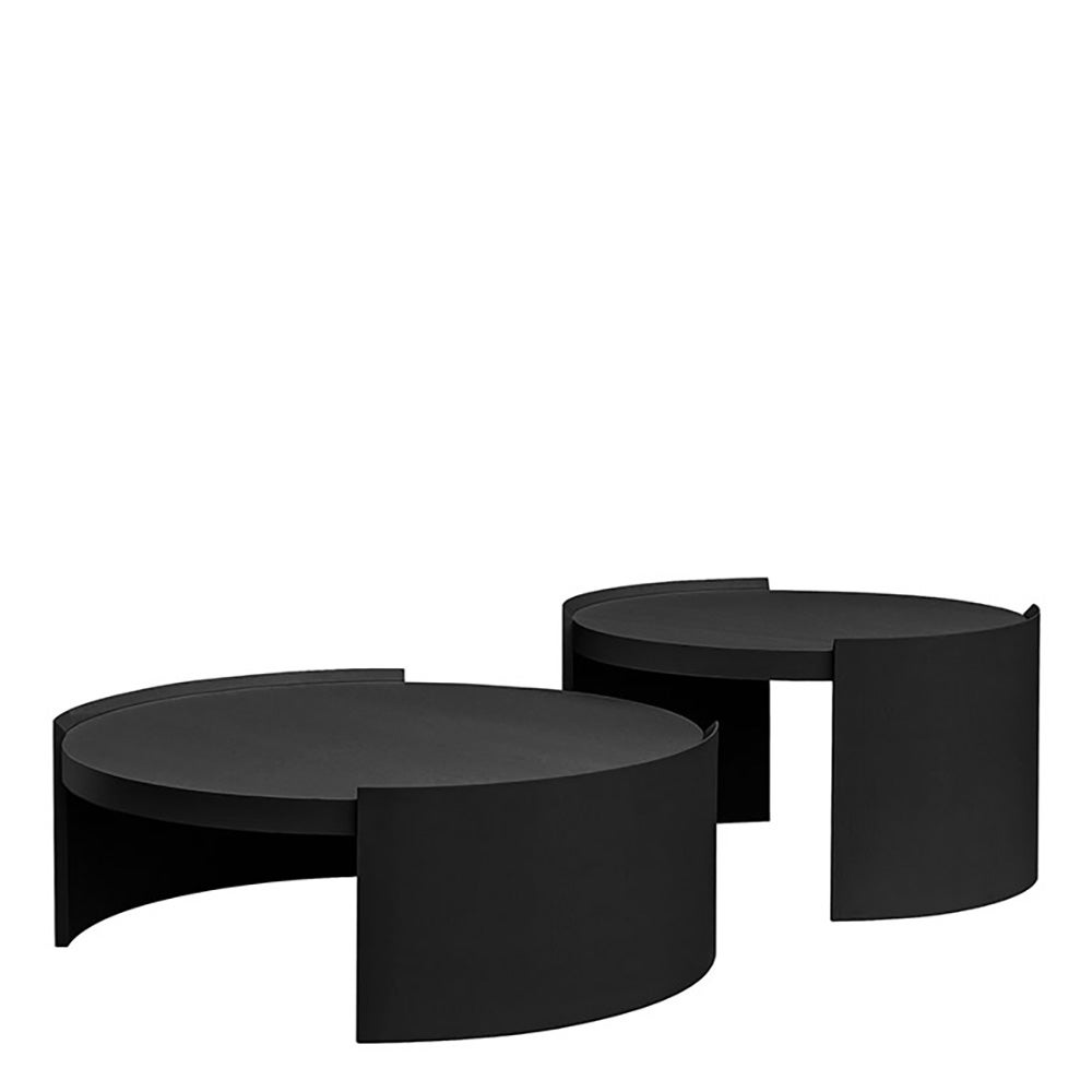 OAKLAND soffbord Ø 100 Svart