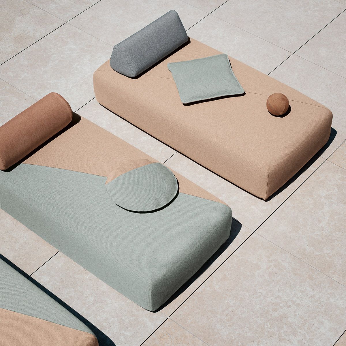 BRIXX ryggstöd triangel 664/twist dark turquise 