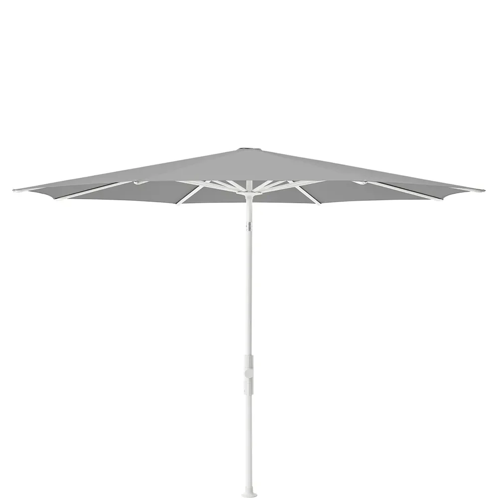 Glatz, Twist 300 cm parasoll matt white Kat.5 652 Silver