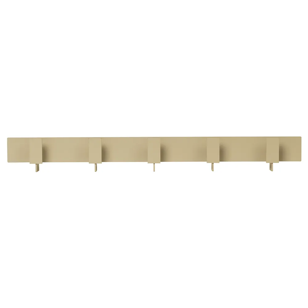 Produktfoto för Ferm Living - Lager Coat Rack - Klädkrokar - Cashmere - W71 x D4 x H8 CM