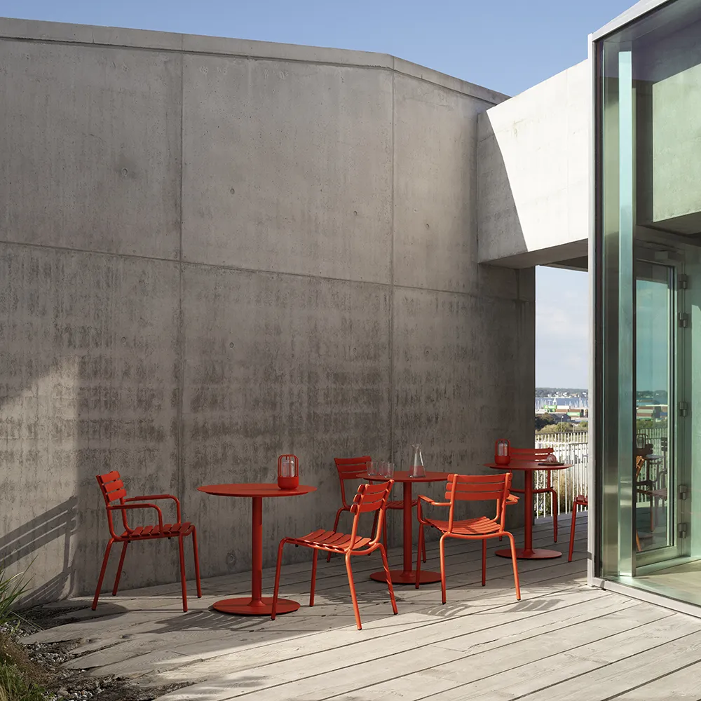 PICO Cafébord Ø64 cm, rund bas Cayenne