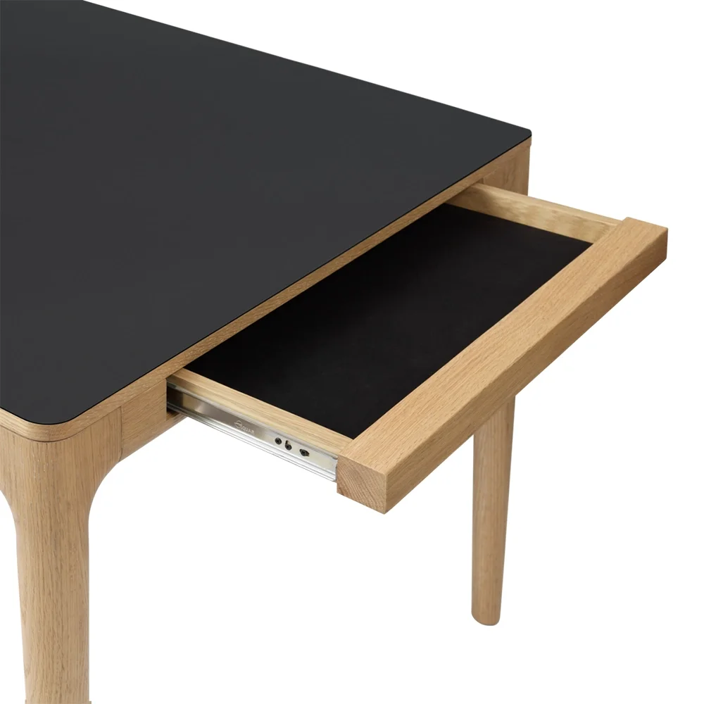 Heart'n'Soul Matbord 200/300x90x75 Ek/Svart