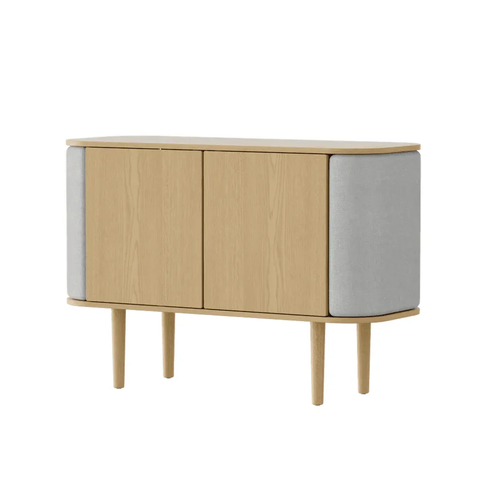 Treasures 2-dörrars skåp Ek/Sterling