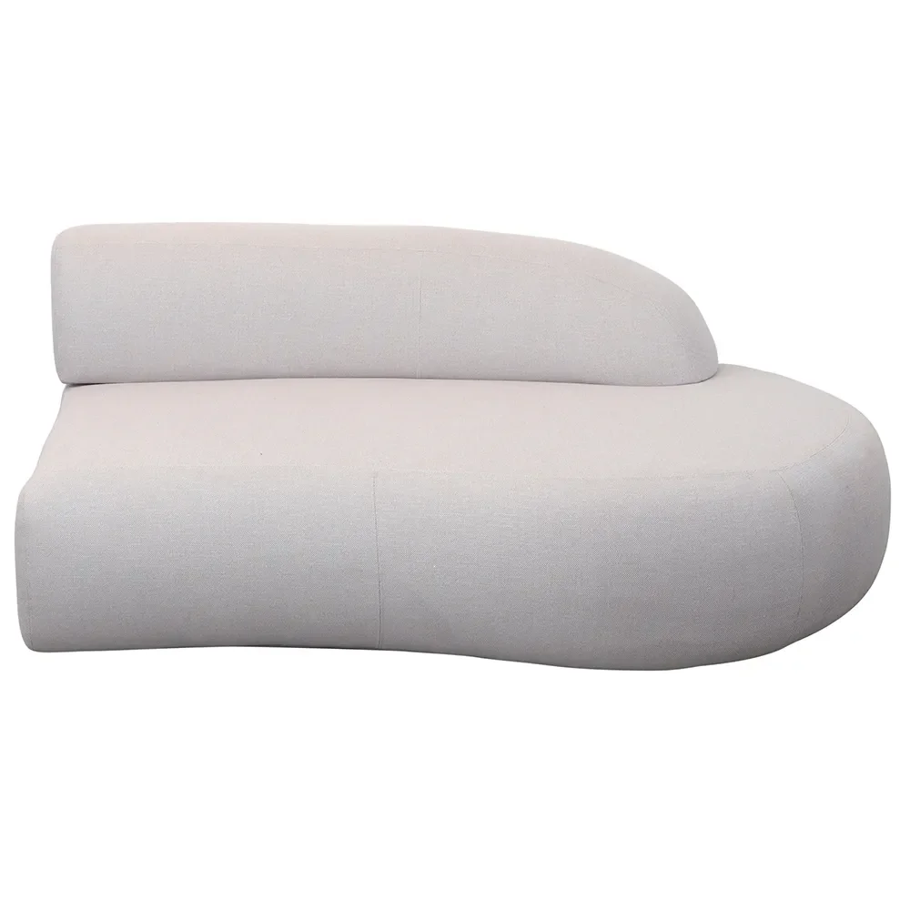 Mellow soffa modul vänstre m/kort ryggstöd Sand