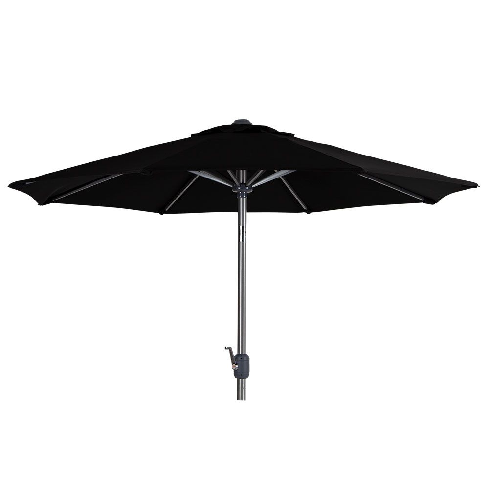 Andria parasoll 250 cm svart Brafab