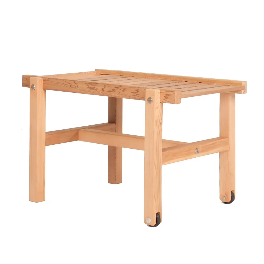 fri form, rullbord med hjul redwood