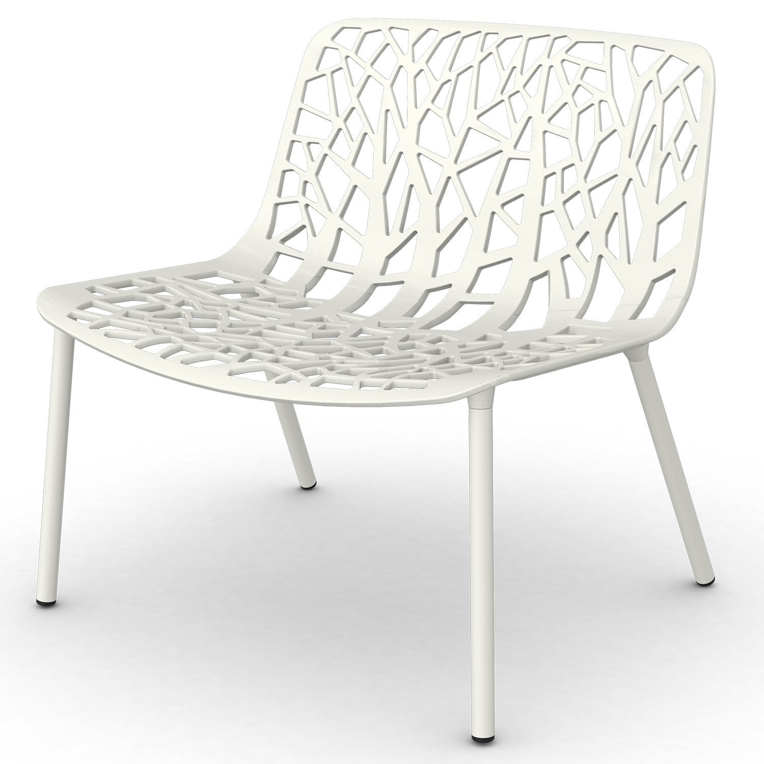 fast, forest loungefåtölj white