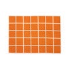 Vävd filt i lammull Criss Pale Orange