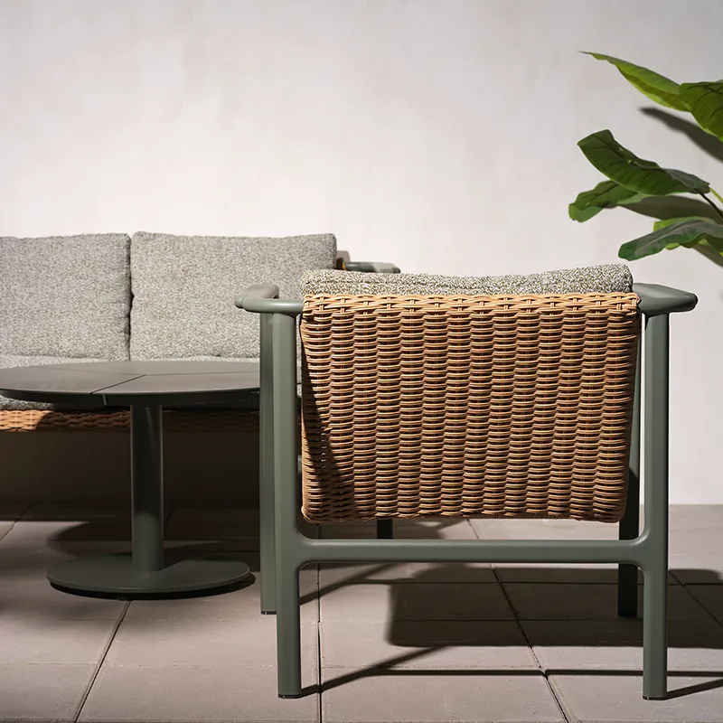 Motty fåtölj     Nordic green / Teddy Verde