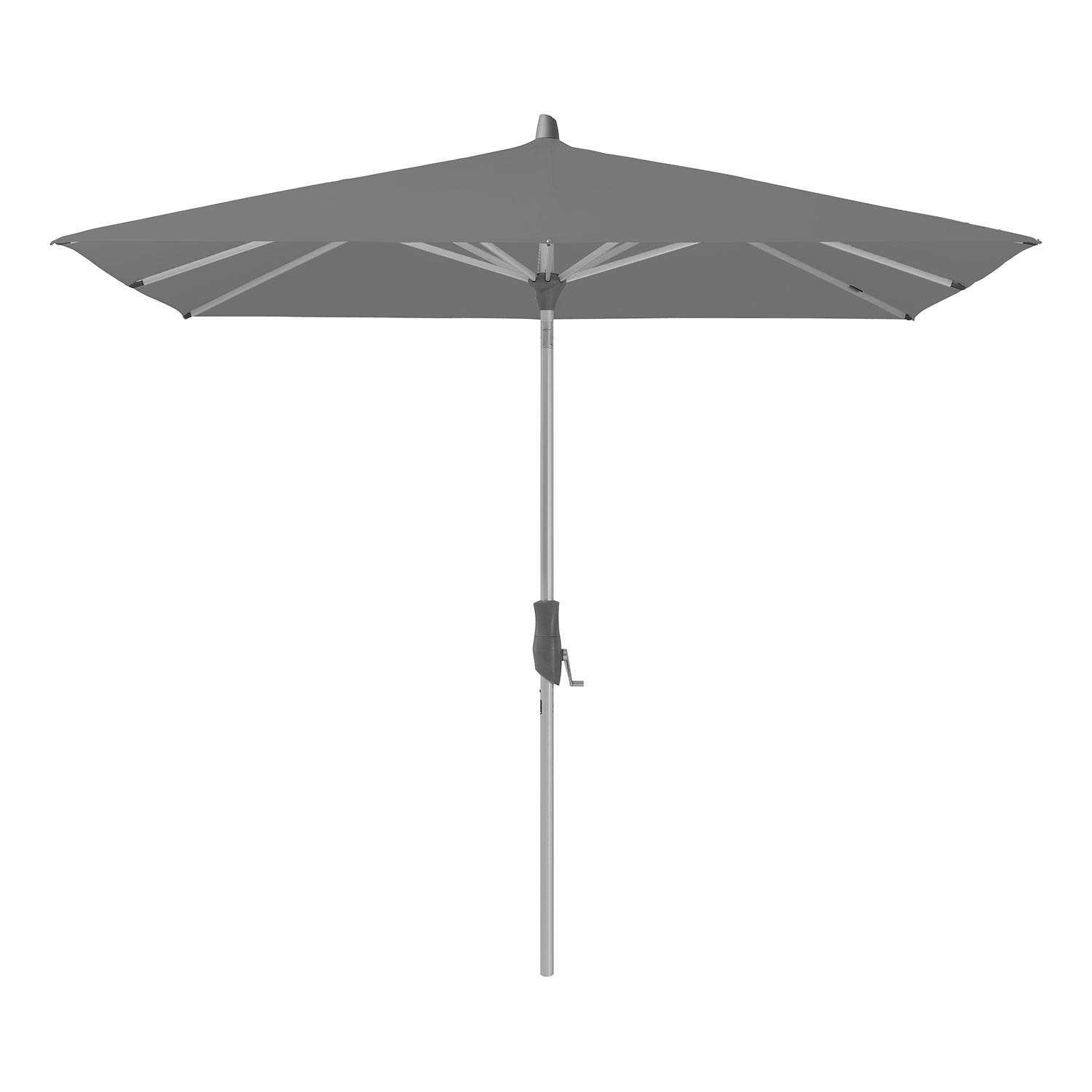 Alu-twist parasoll 210×150 cm kat.2 157 stone grey