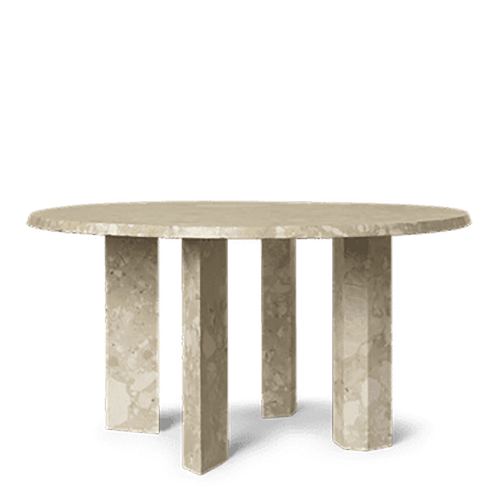 Produktfoto för Ferm Living - Taula Coffee Table  - Soffbord - Sand - Ø: 67 x H: 35 cm