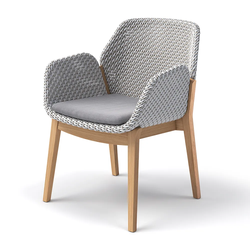 CALADIO fåtölj DF3 teak 0205 kapok 0239