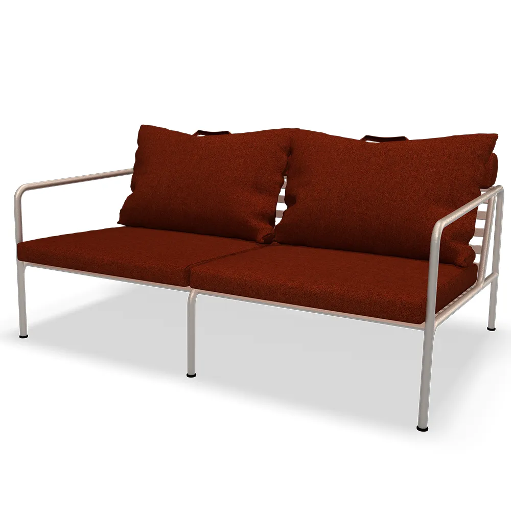 Houe Avon 2-sits soffa Rust/White