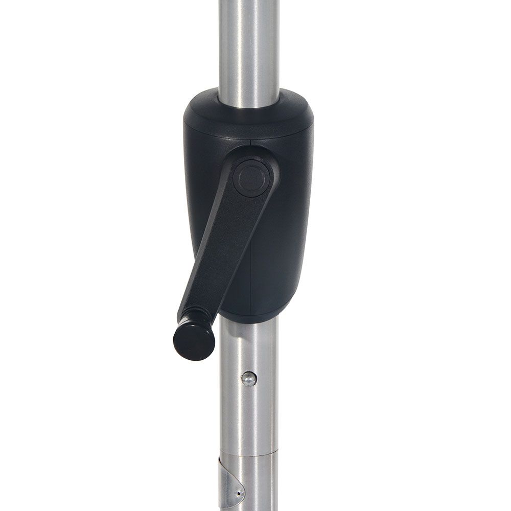 Sunshade parasoll med vev Ø300 cm Anthracite