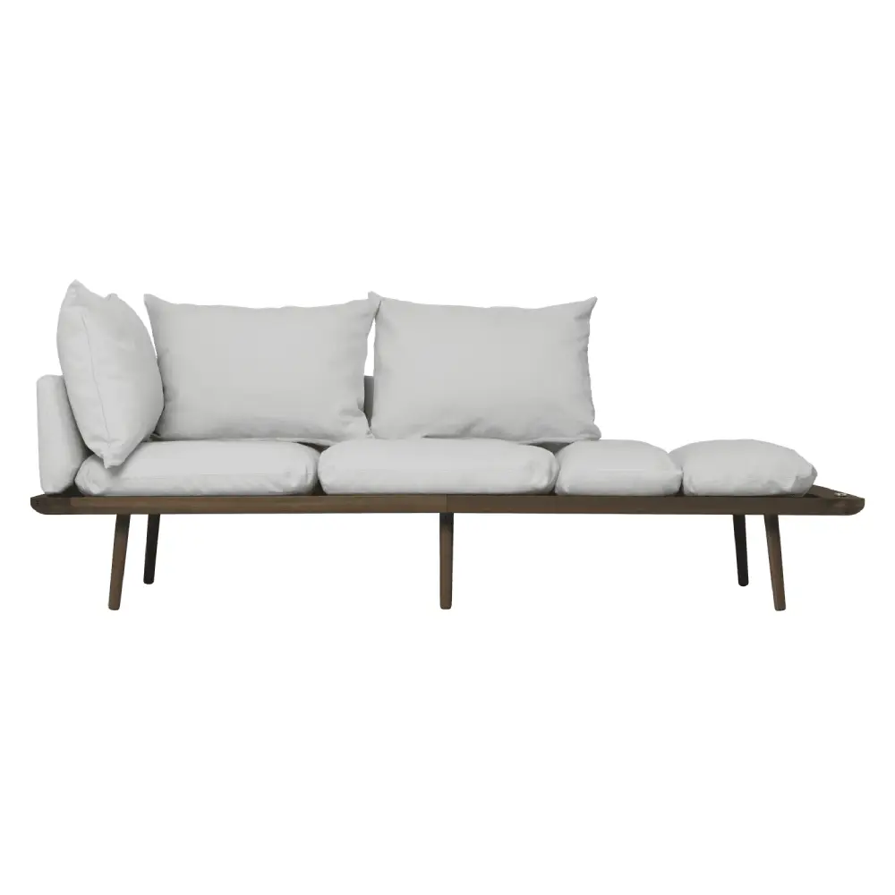 Lounge Around 3-sits soffa Dark Oak/Sterling