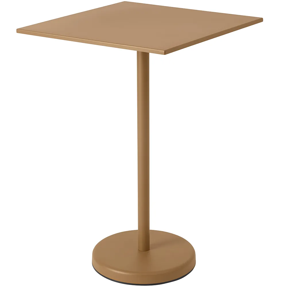 muuto, linear steel barbord 70x70 cm burnt orange