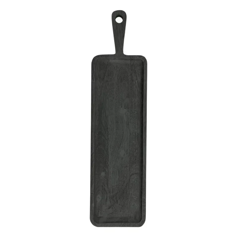 Plancha large 74x20x4 cm trä svart