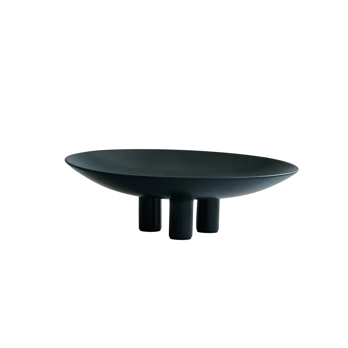 101 Copenhagen, Handmålad dekorationsfat Duck Big Dark Green Ø 45 cm