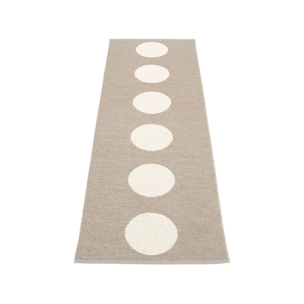 pappelina, vera matta 70x225 cm mud/vanilla