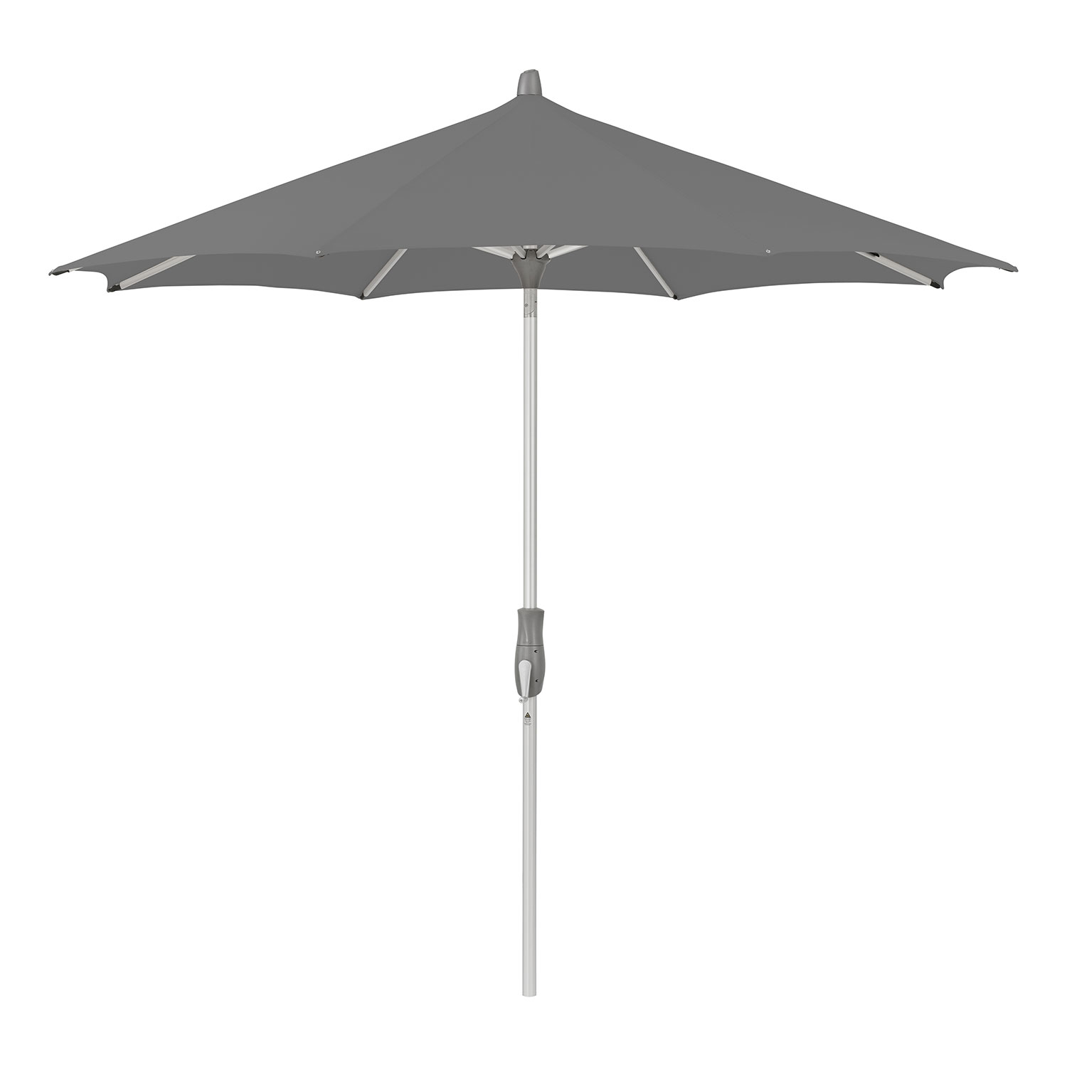 Glatz Alu-twist parasoll 330 cm kat.2 157 stone grey