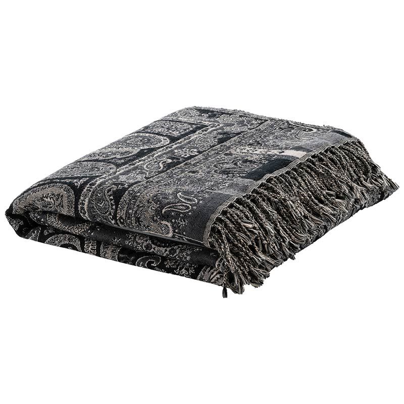 Produktfoto för Artwood, Eroz Pläd Paisley Dark Grey