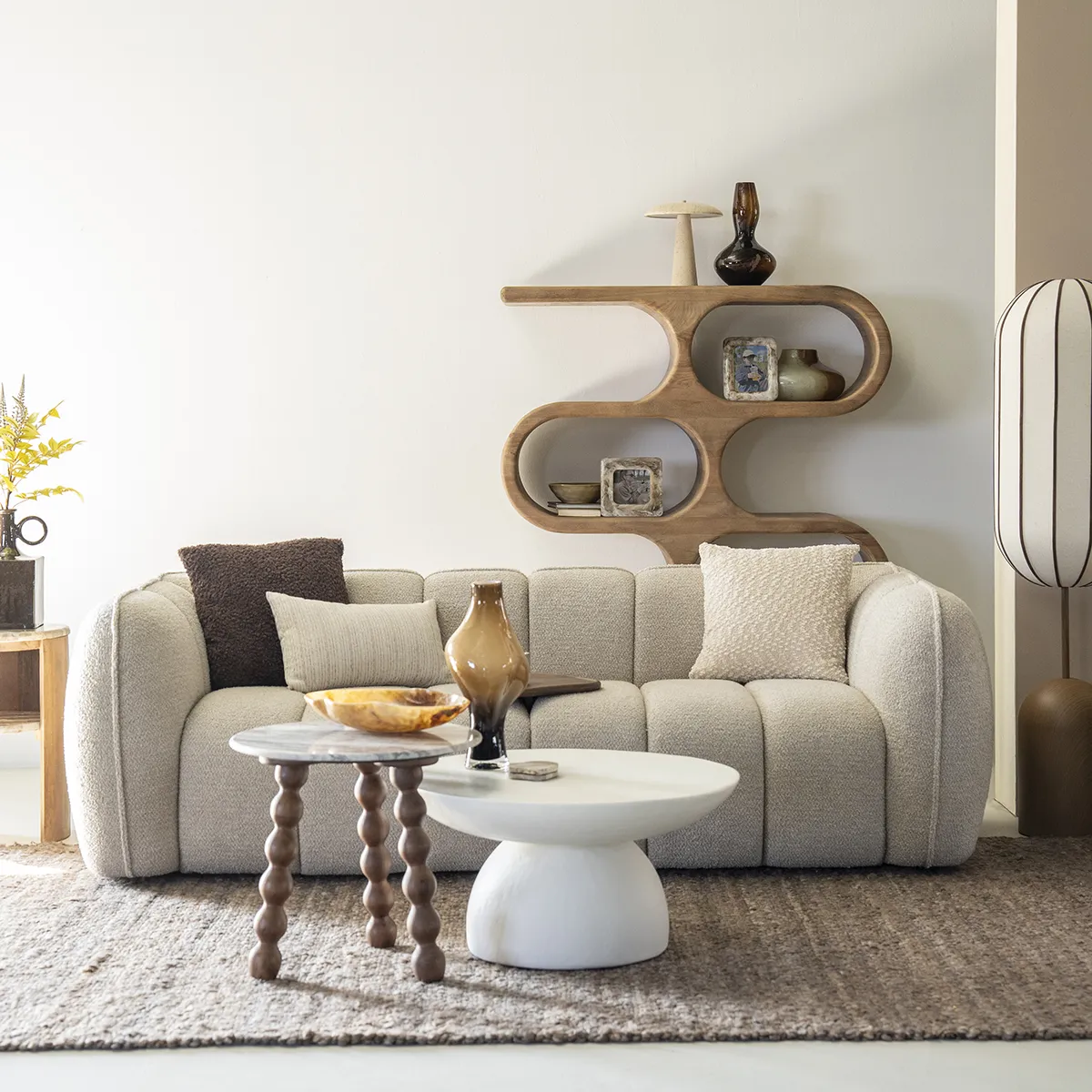 Soffa Cubetto (2,5-sits) Taupe