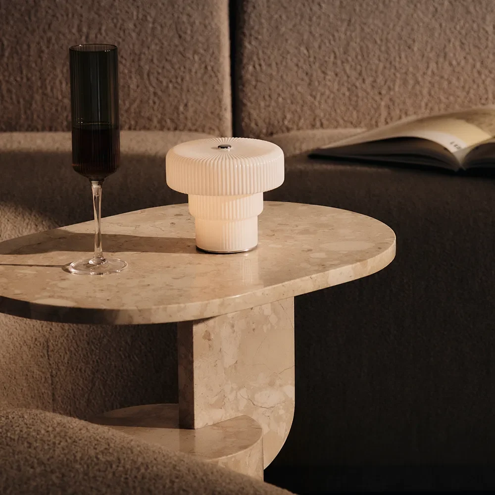 Champagneglas 2-pack Ripple Smoked Grey