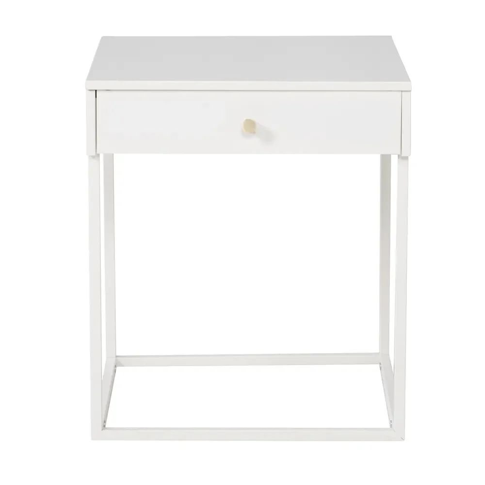 Bakal Sängbord Vit