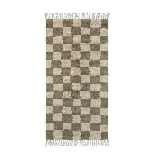 Tvättbar Matta Mara Elm Green