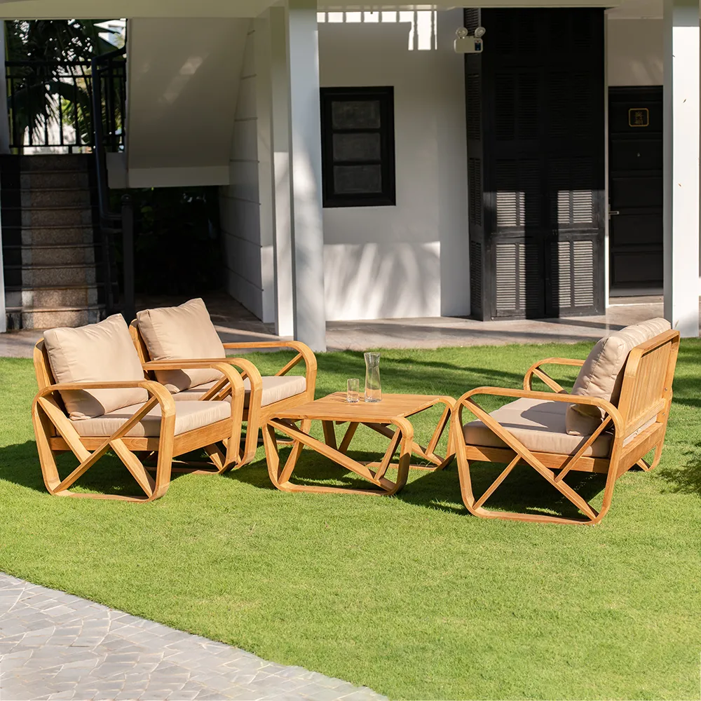 Bålamöllan loungestol inkl dynor Beige