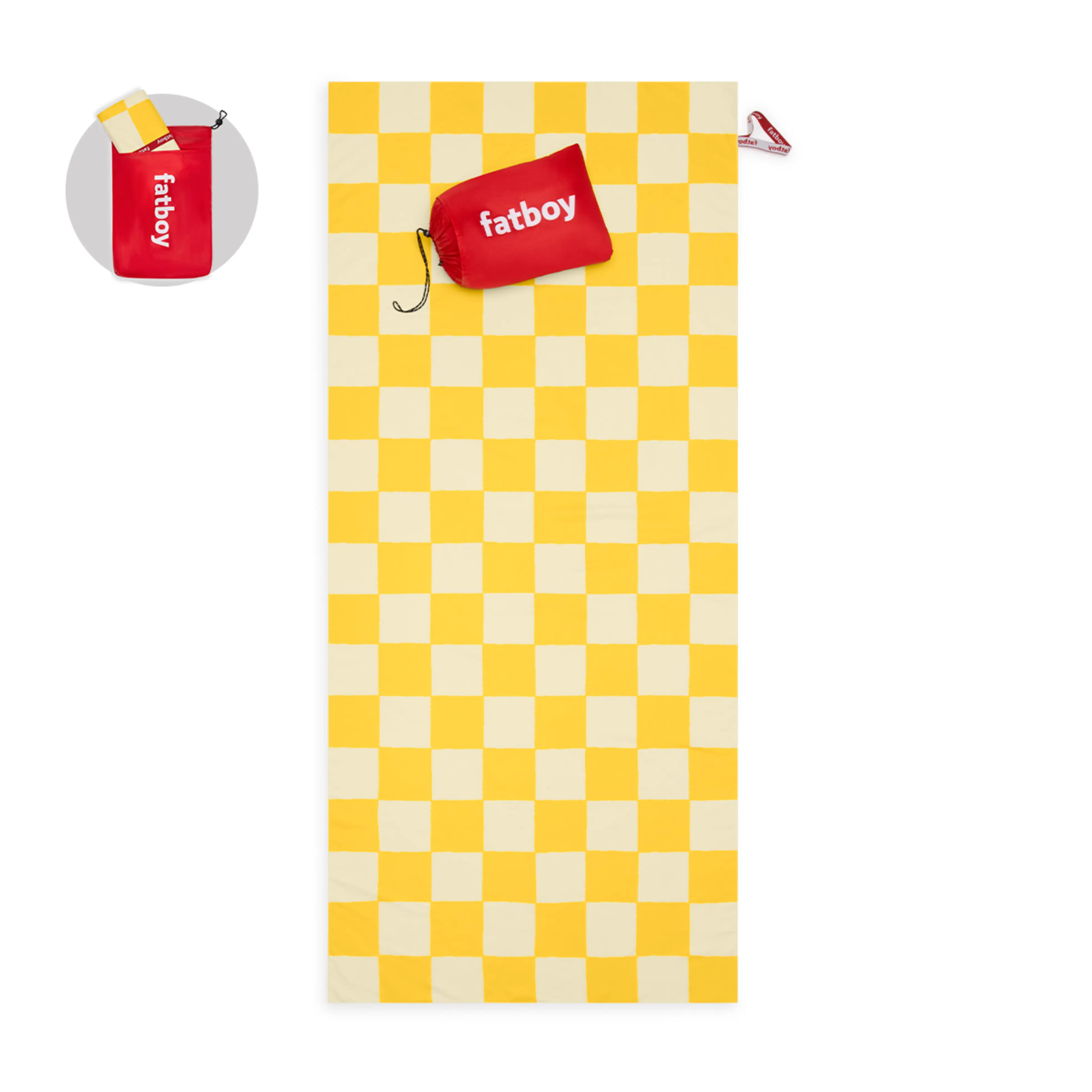 Fatboy beach baggy XL chess corn