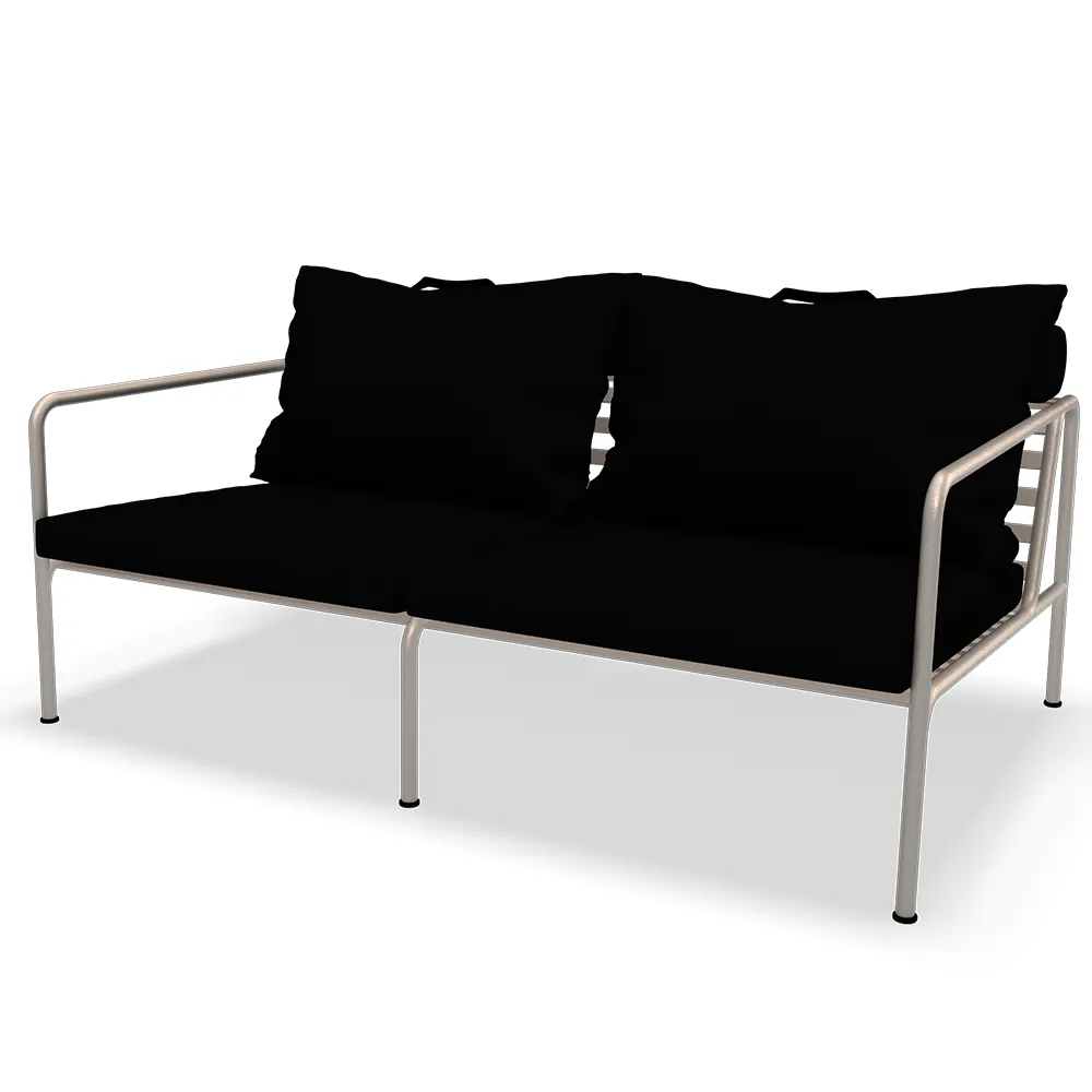 Houe Avon 2-sits soffa Charcoal/White