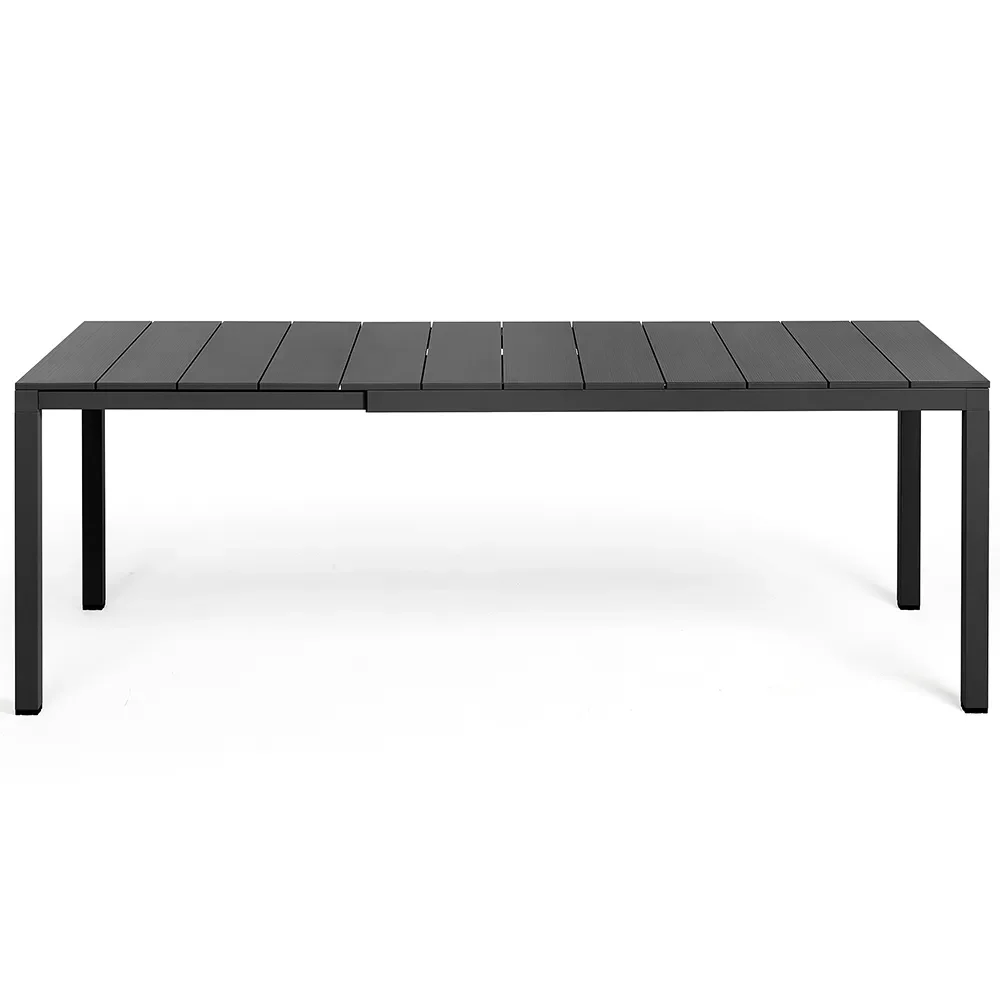 Rio Alu Matbord 140//210x85 cm Anthracite