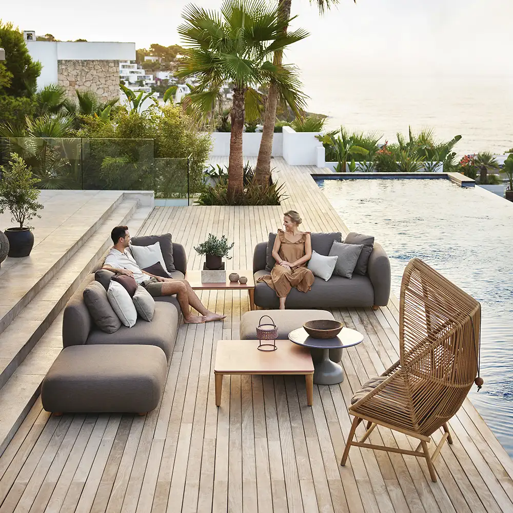 Hive underrede teak till hängande stol