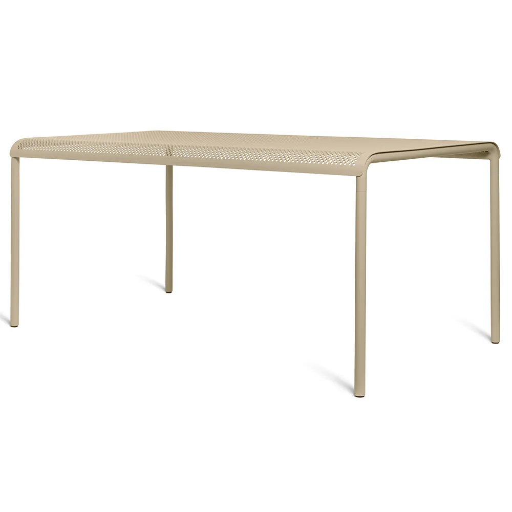 Produktfoto för Ferm Living - Dapple Dining Table - Trädgårdsbord - 160 x 90 - Cashmere - W160 x D90 x H74 CM