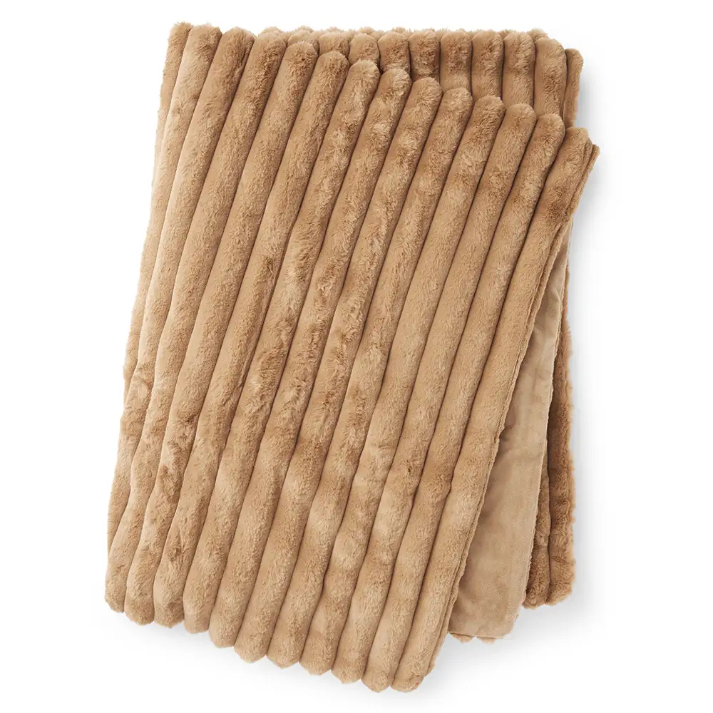 Skinnwille, Stripy Pläd Cognac