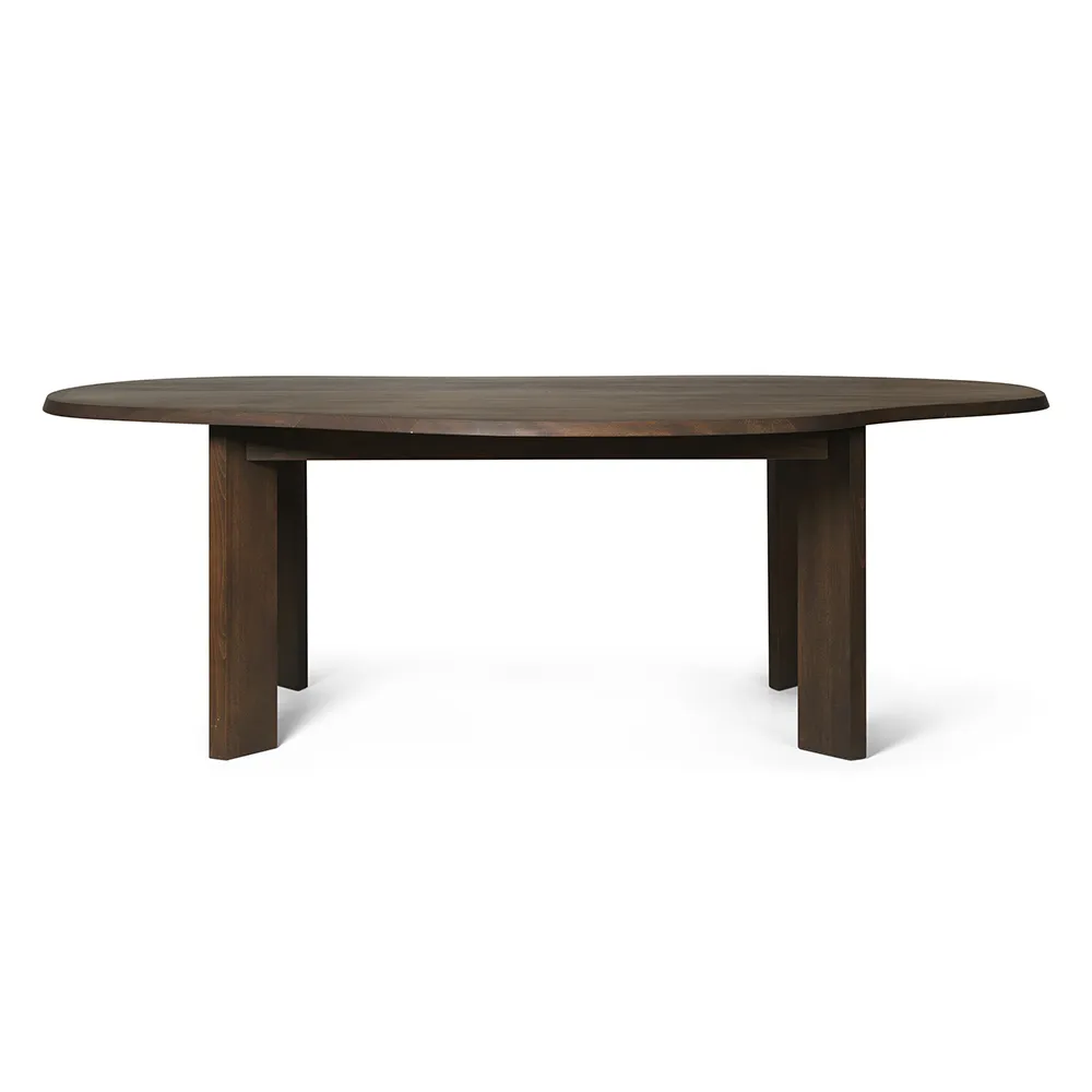 Produktfoto för Ferm Living - Tarn Dining Table - Matbord - Tarn Dining Table - 220 - Dark Stained Beech - W220 x D118.5 x H73 cm