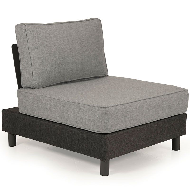 Battleford mittdel grå inkl. dynor 